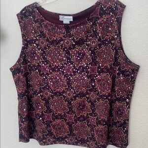 Women's Sequin Top - Multicolor